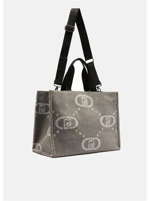 Shopping bag grande con logo LIU JO | 2F5027T2742/71502